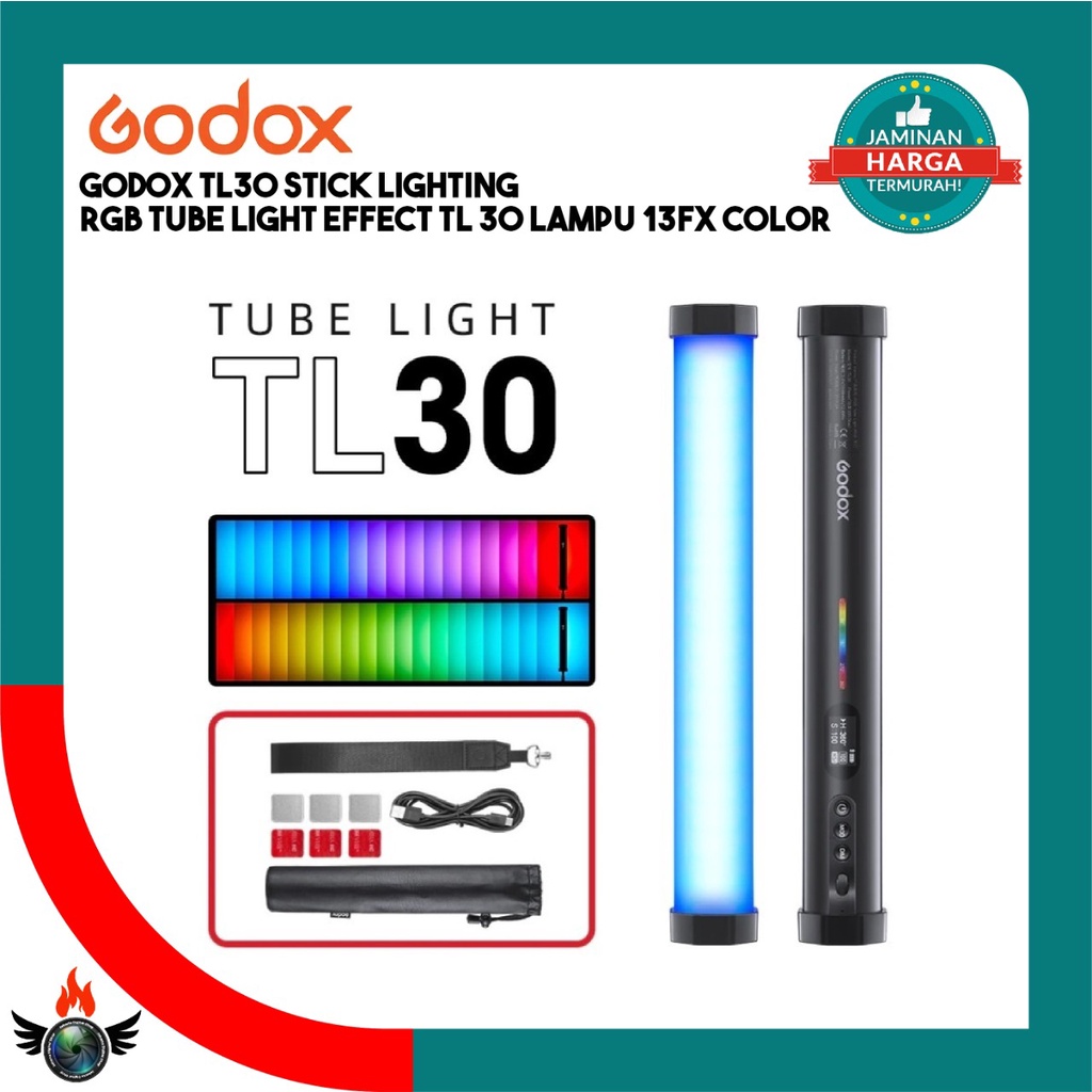 Jual Godox TL30 Stick Lighting RGB Tube Light Effect TL 30 Lampu 13Fx