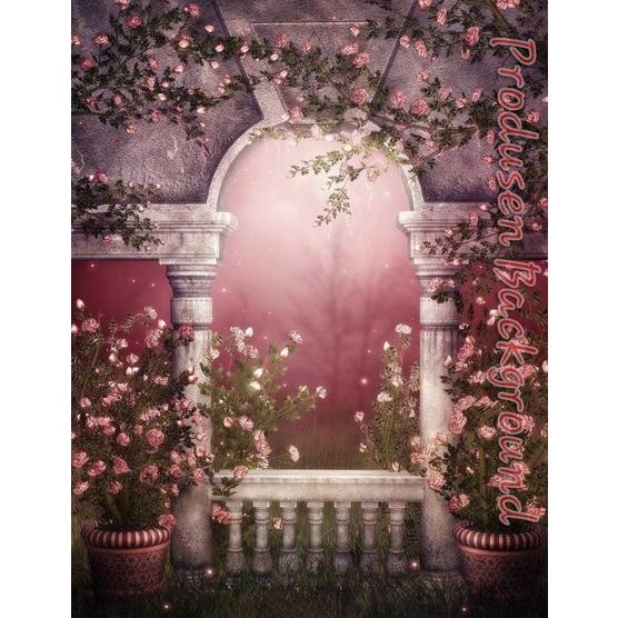 Jual Kain Background Foto Studio Photo Outdoor Taman Bunga | Shopee ...