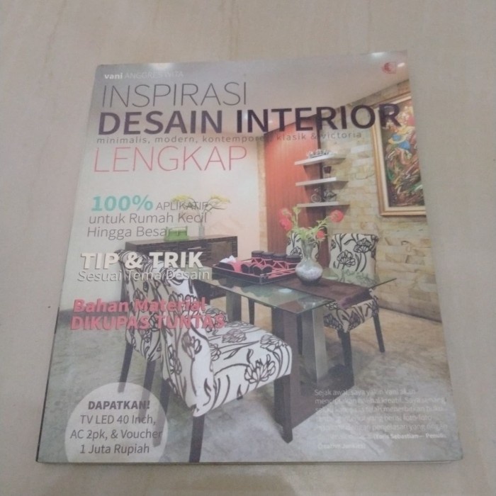 Jual Buku Inspirasi Desain Interior Lengkap | Shopee Indonesia