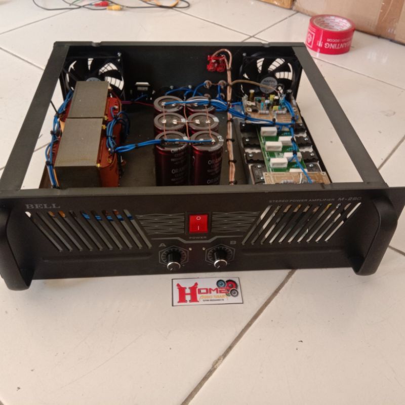 Jual POWER AMPLIFIER RAKITAN 800W DOBLE TRAFO 10A | Shopee Indonesia