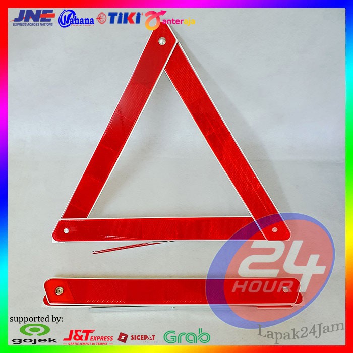 Jual Segitiga Pengaman Safety Triangle Reflektor Pengaman Segitiga