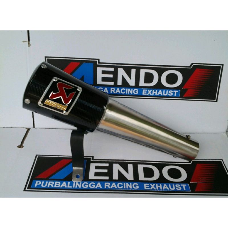 Jual Knalpot Racing Silincer Akra karbon | Shopee Indonesia