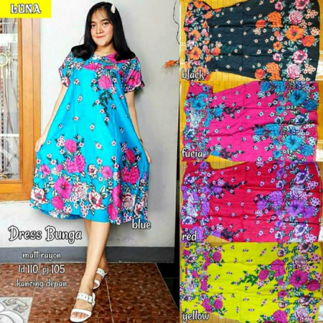 Jual Dress Bunga | Shopee Indonesia