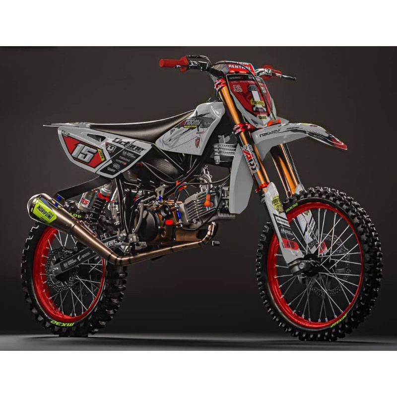 Jual DECAL STICKER BEBEK MODIF YZ NE - DECAL BEBEK STANDAR BODY YZ 85 ...