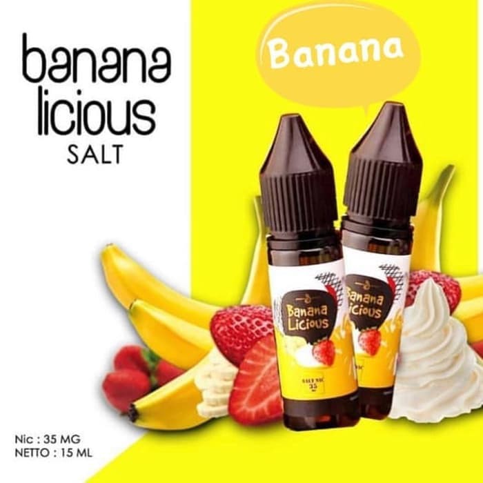 Jual LIQUID PODS FRIENDLY BANANALICIOUS SALT 15ML 35MG BANANA LICIOUS Shopee Indonesia