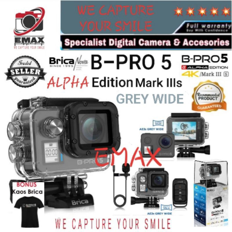 Jual Brica B PRO 5 Alpha Edition 4K Mark IIIs GREY WIDE B PRO5 AE3S ...