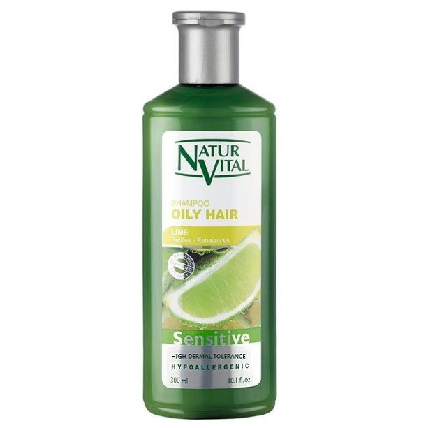 Jual NaturVital Sensitive Oily Hair Shampoo Lime 300ml | Shopee Indonesia