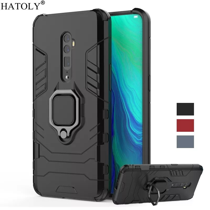 Manyip Custodia e Cover per Oppo Reno 2F,Cellulare Rugged Shield 360 ° Proteggi Il Tuo Telefono Custodia a Conchiglia Modello Coccodrillo Compatibile con Oppo Reno 2F