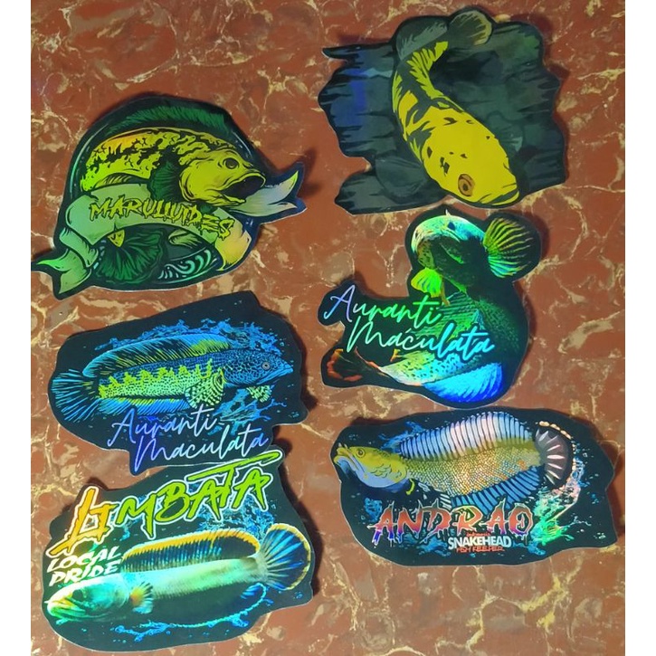 Jual sticker channa hologram 1 paket isi 6pcs | Shopee Indonesia