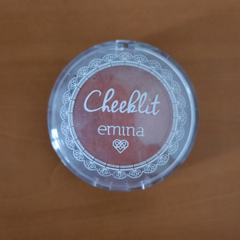Jual Emina Cheeklit Pressed Blush Marshmallow Lady (Preloved) Shopee Indonesia
