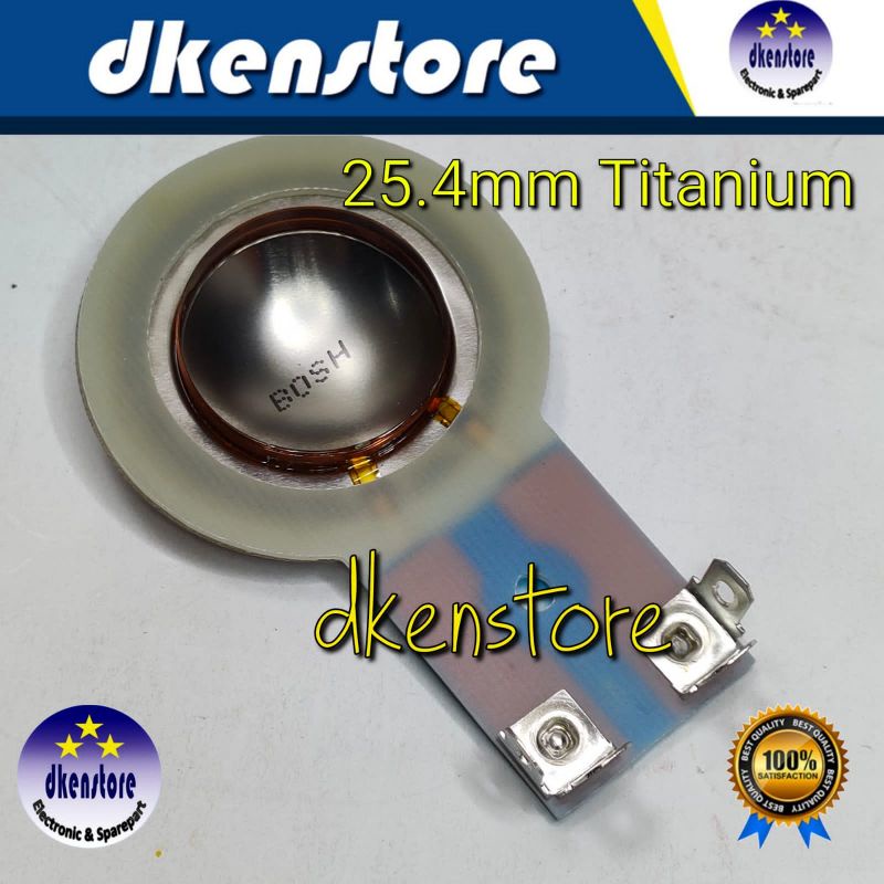 Jual Spool Driver Tweeter 25.4mm 25,4 twiter umum titanium Rcx dastech ...