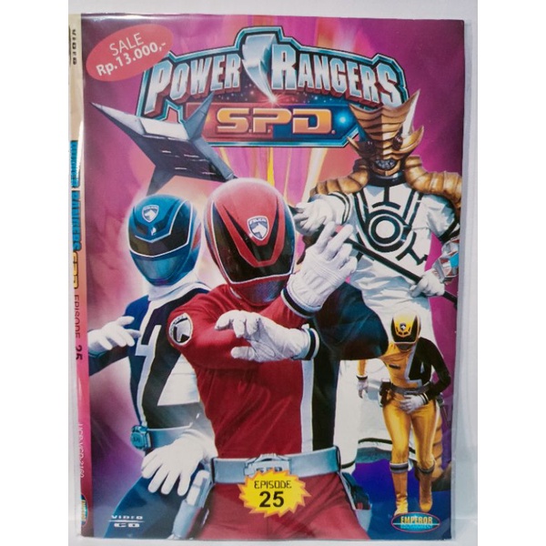 Jual VCD original power rangers SPD eps 17-25 | Shopee Indonesia