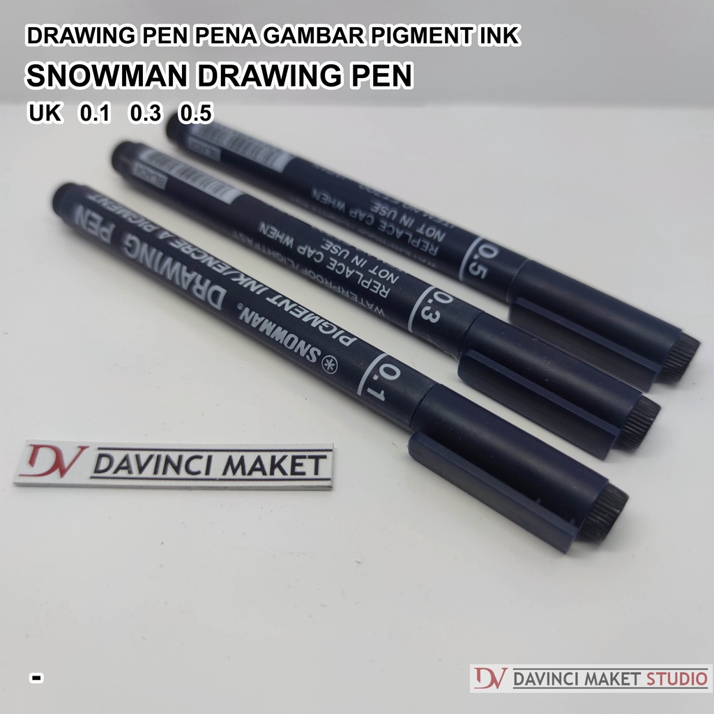 Jual SNOWMAN DRAWING PEN PERMANENT