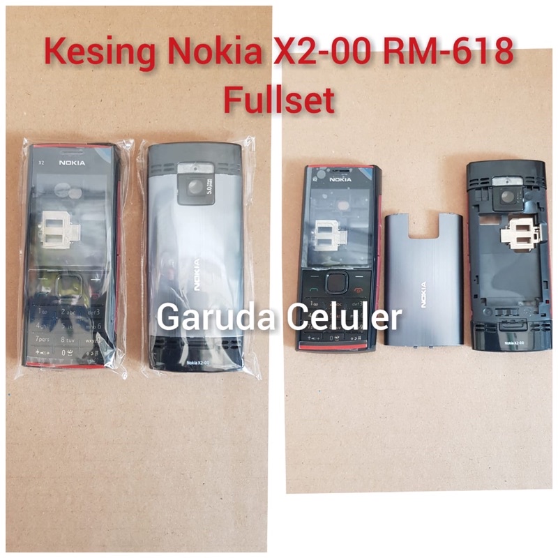 Jual Kesing Casing Nokia X2 00 RM-618 RM618 Fullset Tutup Belakang ...