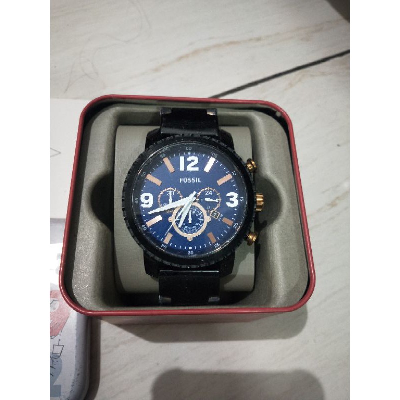 Jual jam Fossil original Bq2011 bigsize 5 4 cm fullset preloved second bekas Shopee Indonesia