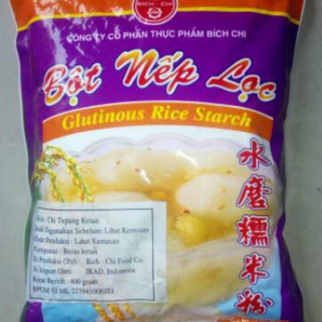 Jual Tepung Ketan Super Vietnam Bich Chi Glutinous Rice Starch 400g ...