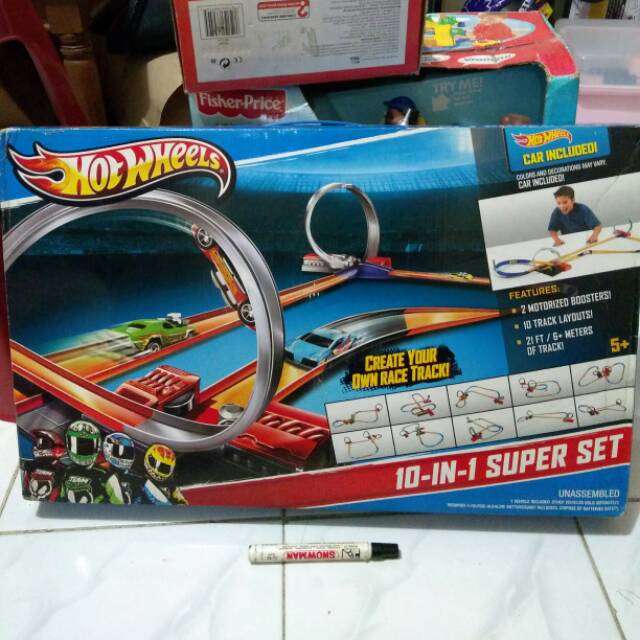 Hot wheels super set 10 in 1 sales