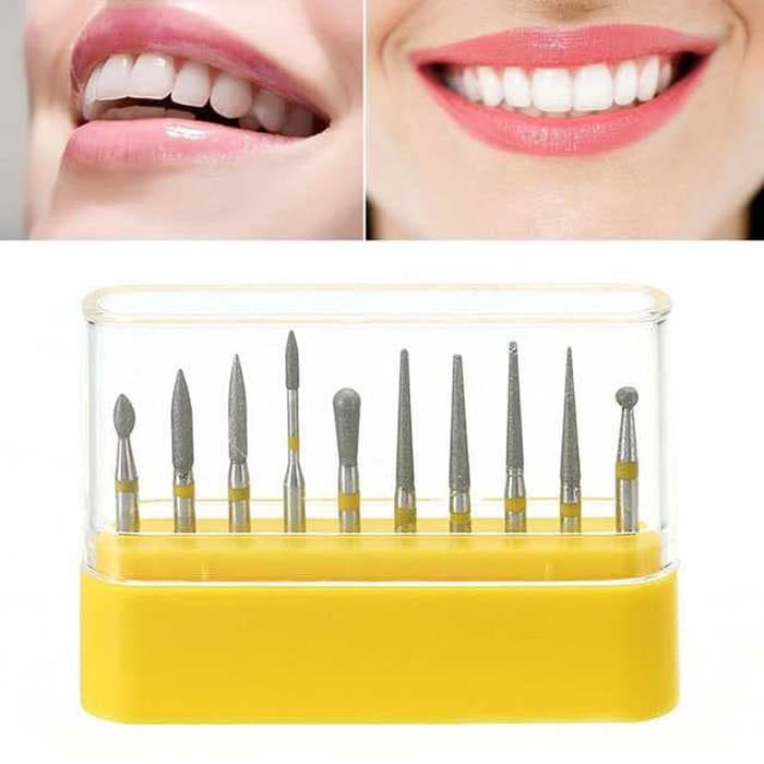 Jual Dental finishing bur yellow / polishing kit /bur gigi poles kuning
