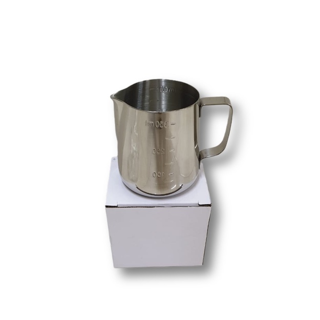 Jual Milk Jug Embos Scale Barista Latte Art 350ml Titaniumstainless Shopee Indonesia 1026