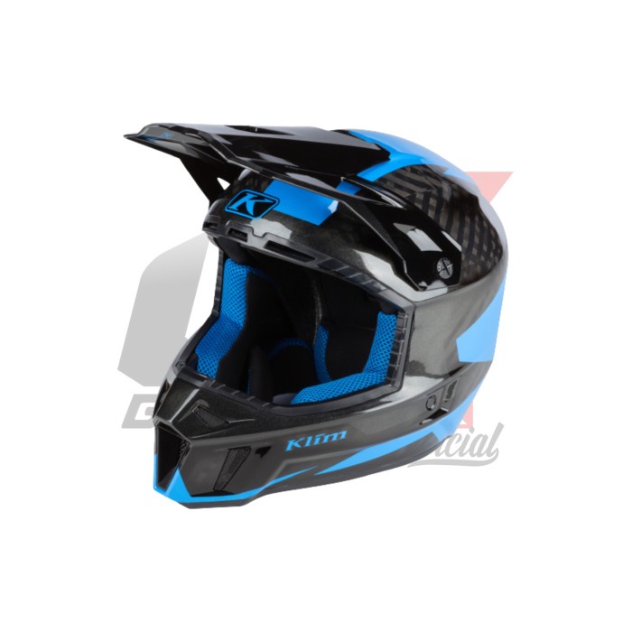 Jual HELM KLIM F3 CARBON HELMET ECE - RIPPER ELECTRICK BLUE LEMONADE ...