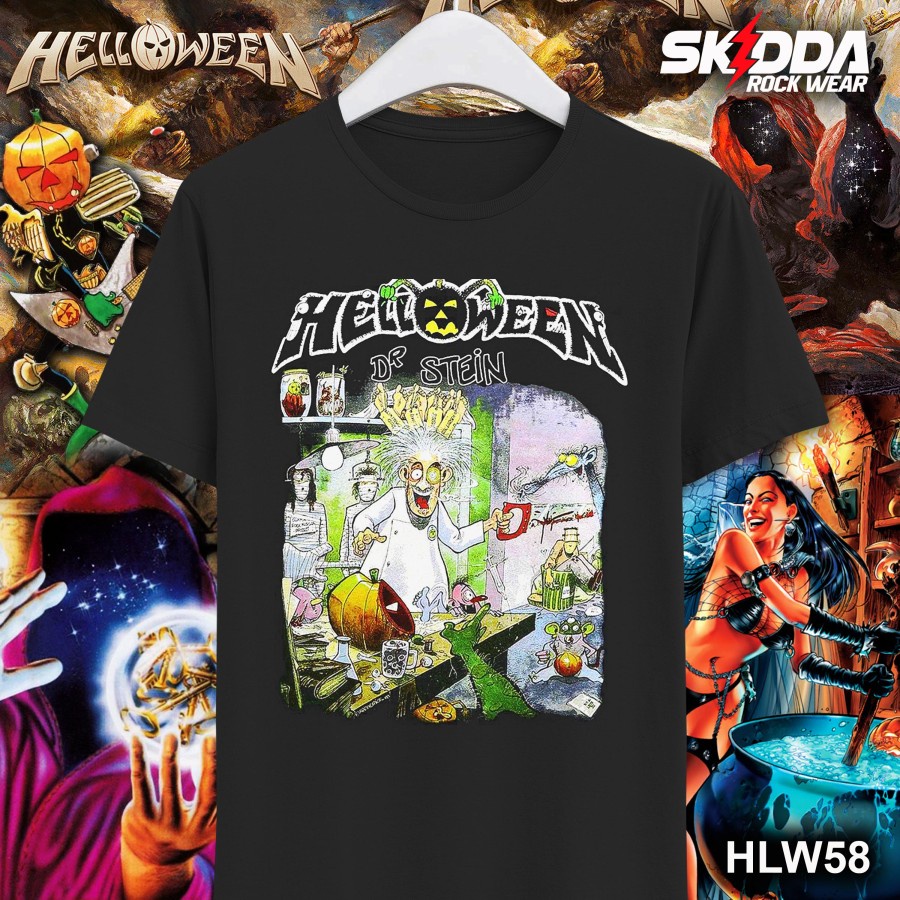 T-shirt Uomo YYJ Helloween Dr. Stein – Fantasia Frontale, Morbida, Taglie S-3XL
