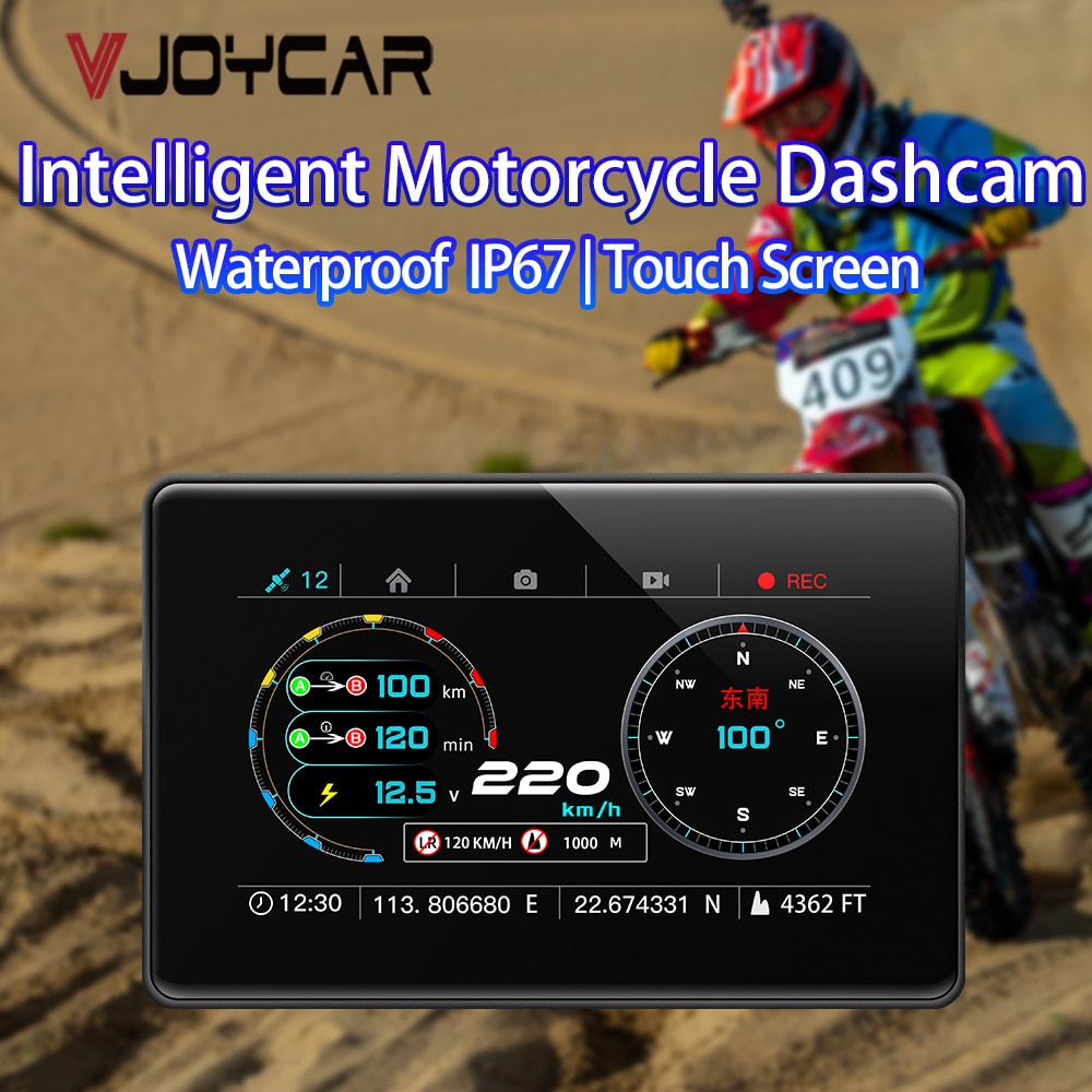 Jual PREORDER New Car DVR HUD GPS Inclinometer Front Rear Camera Touch ...