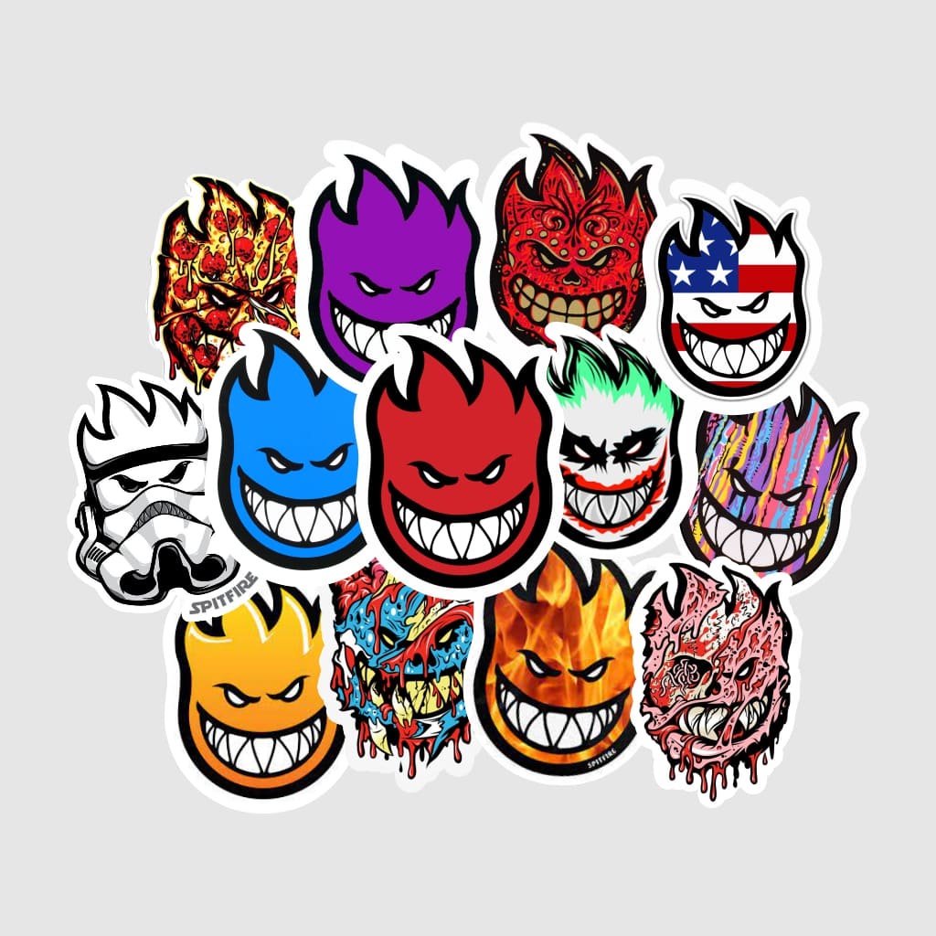 Jual Sticker Tempel Sticker Pack Spitfire Pcs Shopee Indonesia