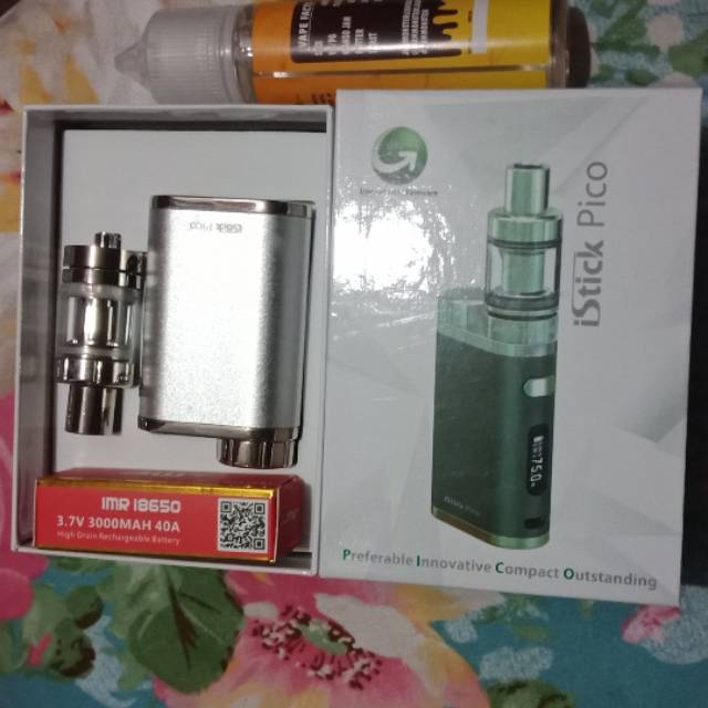 Jual TERMURAHHH-Vave rokok elektrik vico free liquid 60ml dan batre ...