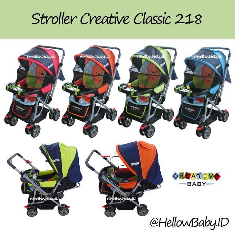 Jual Stroller Bayi Pliko Creative Baby Stroller Creative 218 Stroler Pliko Creative Shopee Indonesia