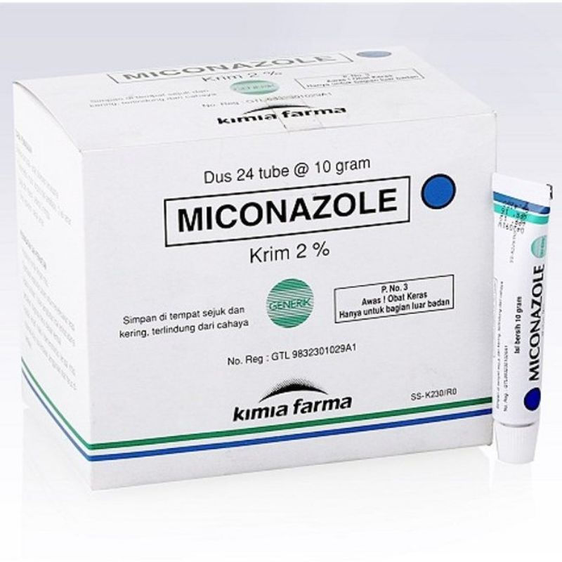 Jual Miconazole Cream 2 Kimia Farma Salep Gatal Jamur Kurap Kudis Kutu Air Panu 