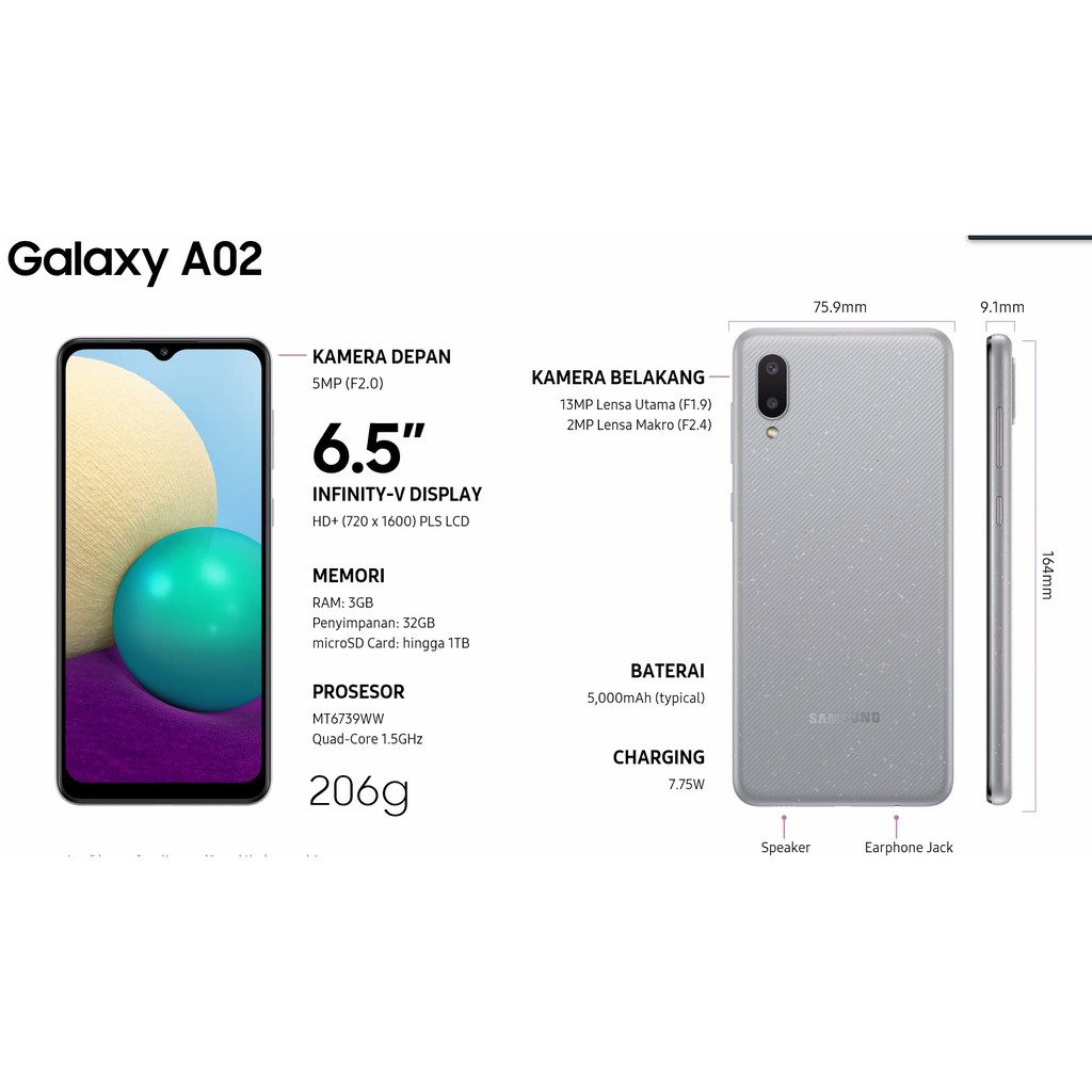 Jual Samsung Galaxy A02 | Shopee Indonesia