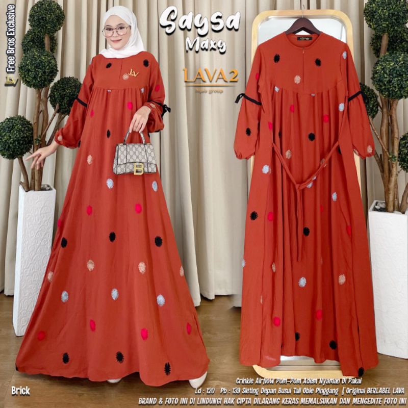 Jual Saysa Maxy Dress by Lava2 | Shopee Indonesia