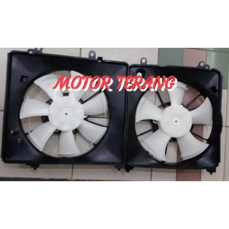 Jual KIPAS RADIATOR ASSY SET KOMPLIT HONDA BRIO MATIC / BRV / JAZZ RS ...