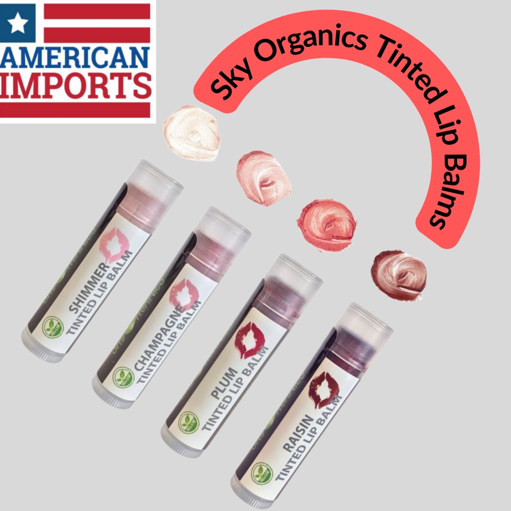Jual [ORI USA] Sky Organics Tinted Lip Balms Pilih Warna Shopee