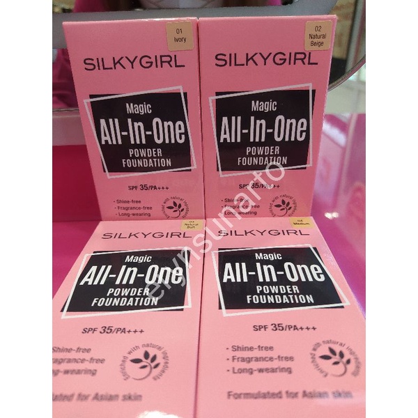 Jual Silkygirl Magic All in One powder foundation SPF 35 PA+++ Shopee