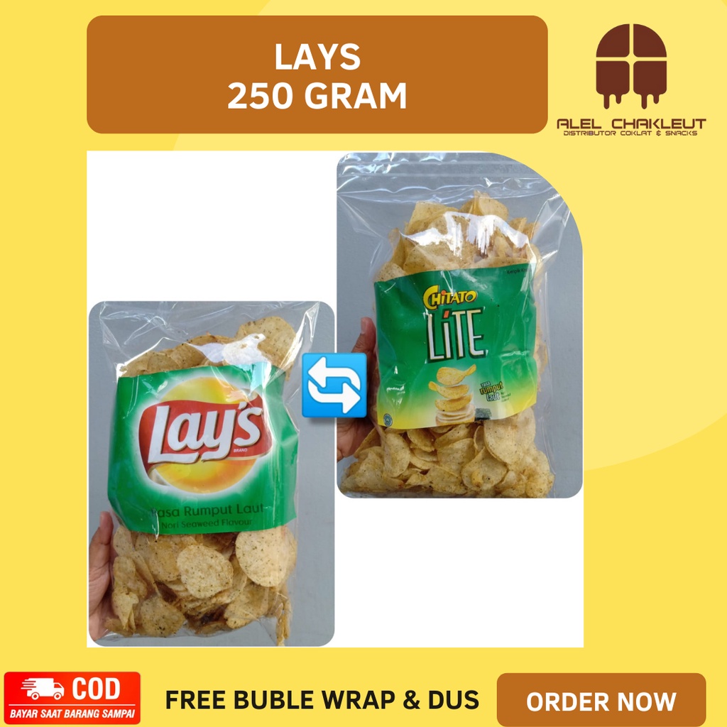 Jual Lays Snacks Rumput Laut Original Kemasan 250 Gram Shopee Indonesia