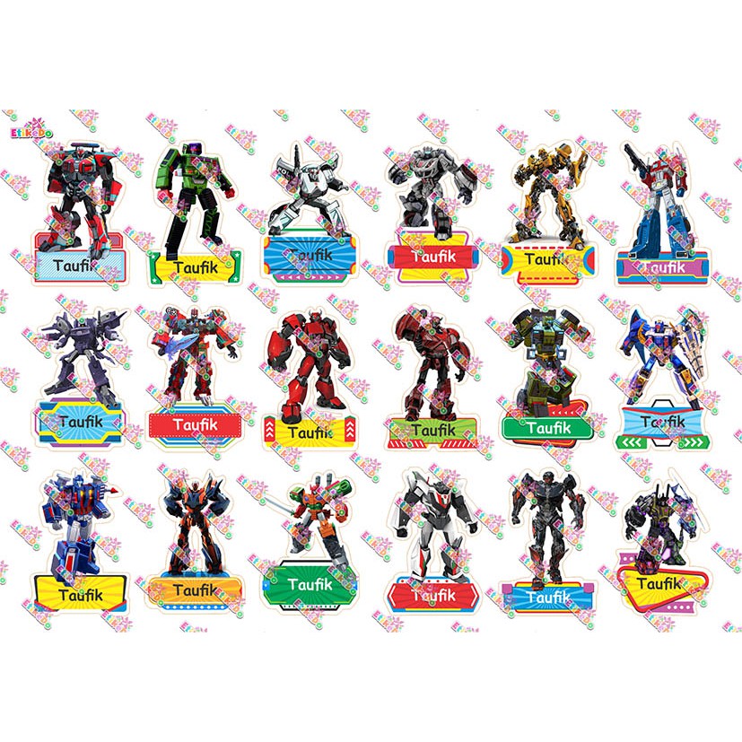 Nama nama shop robot transformers