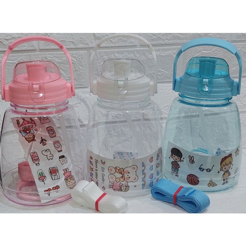 Jual BOTOL MINUM BENING GENDUT TALI PANJANG 1500ML | Shopee Indonesia