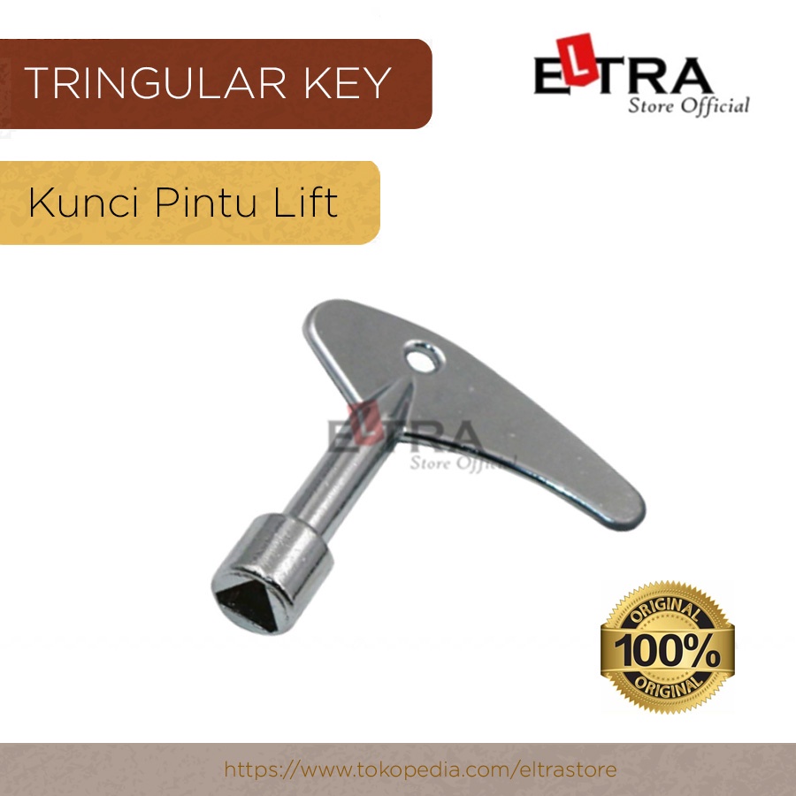 Jual Tringular Ket / Kunci Pintu Lift / Kunci Segitiga /Sparepart ...