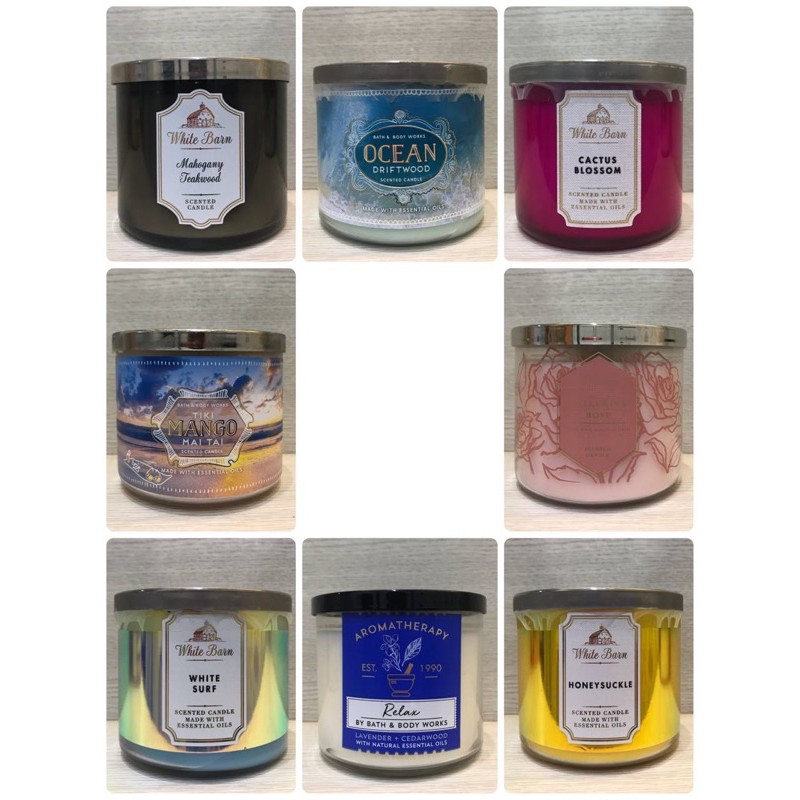 Jual Candle 3 Wick Bath and Body Works 411gr ( PART 1 ) Shopee Indonesia