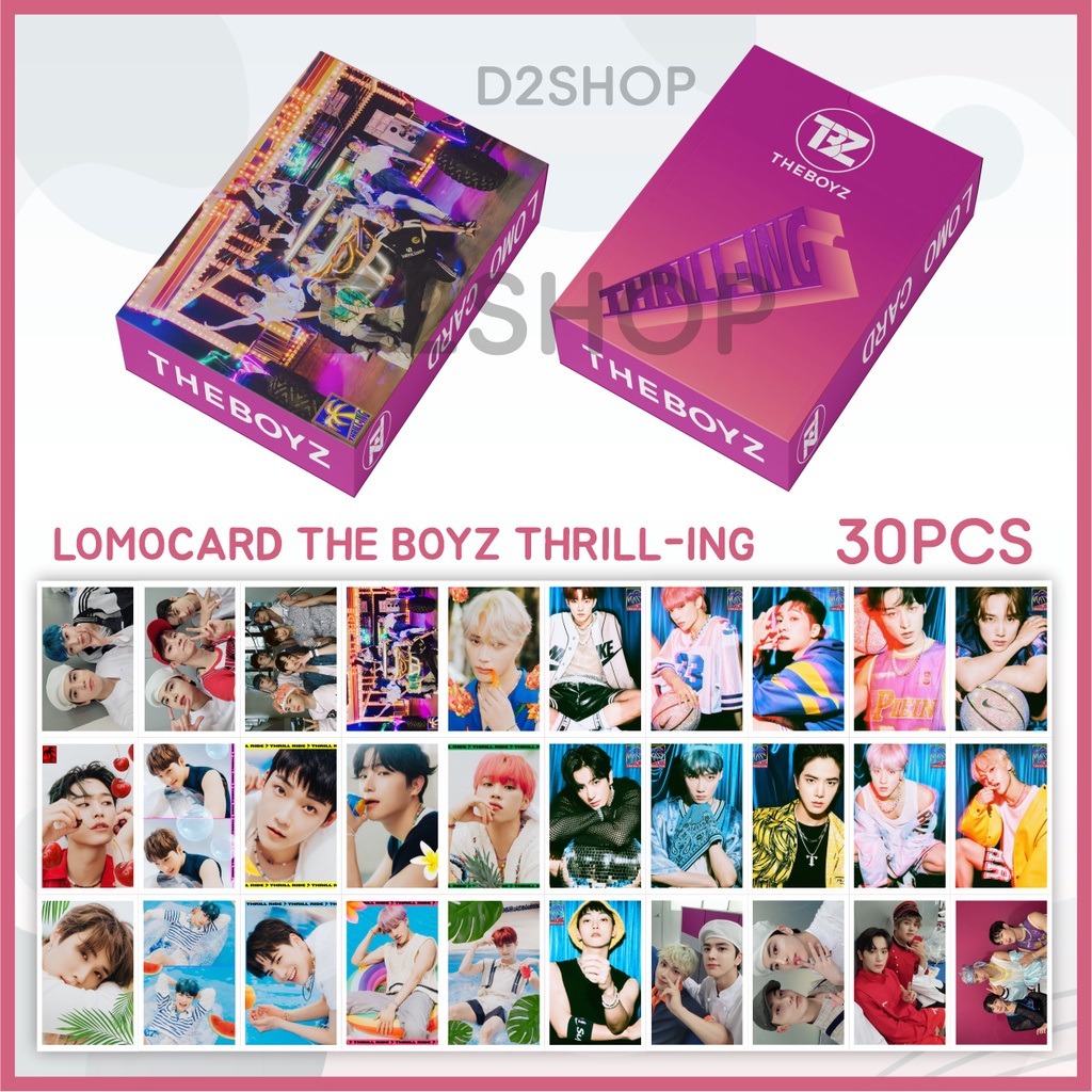 Jual LOMO CARD THE BOYZ THRILL-ING THRILL RIDE 30PCS | Shopee Indonesia