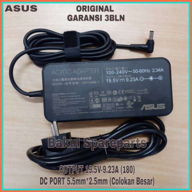 Chargeur Secteur D'origine Pour Asus Rog – G75VX, G75VW, G751J, G750J, FX502VM, G702V