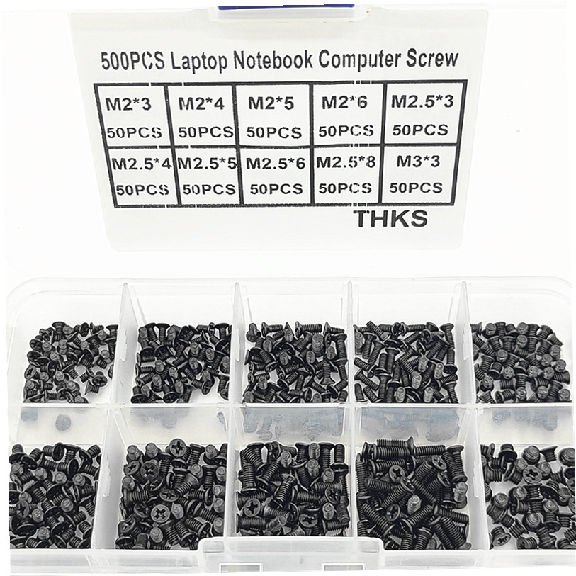 Jual Baut Mur Screw Laptop 500pcs Set Asus Lenovo Acer Hp Dell Notebook ...