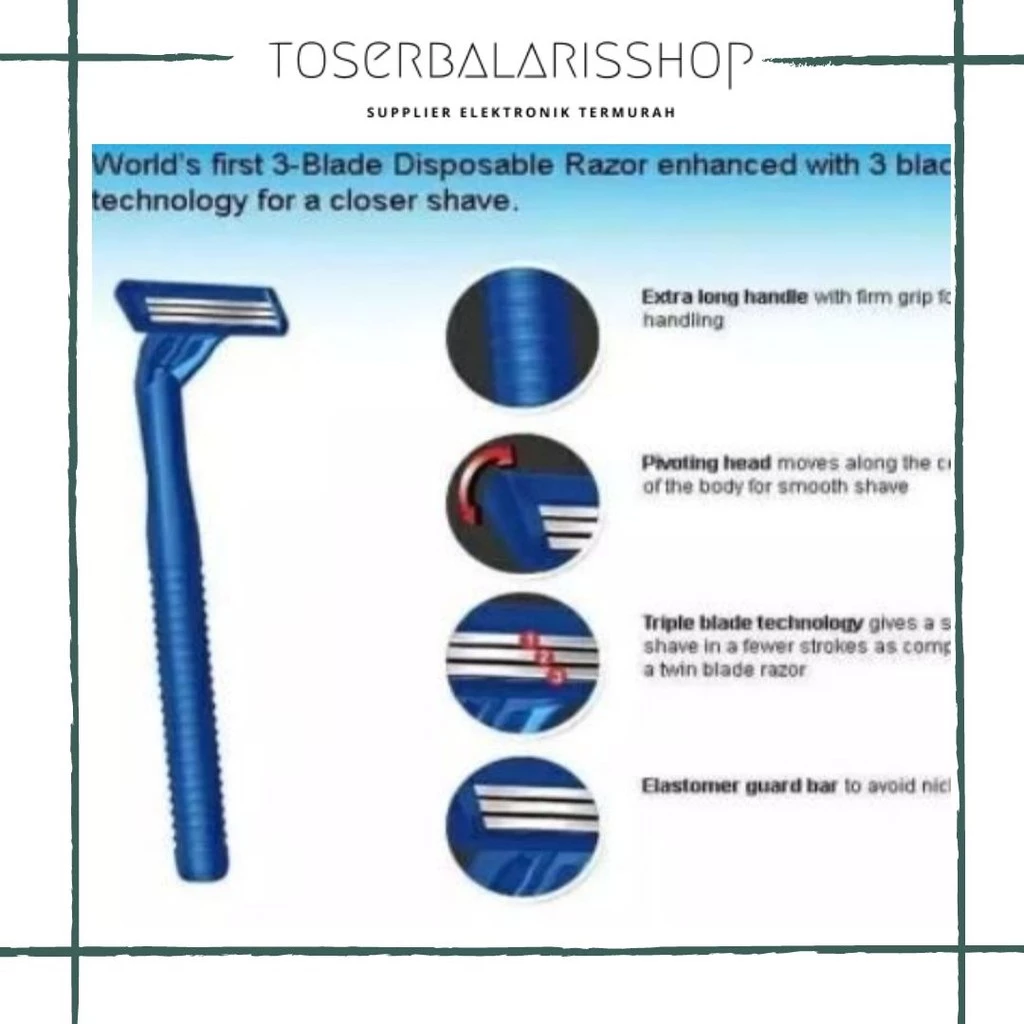 PISAU-CUKUR-SUPERMAX-BLUE-3PLUS(1 SET ISI 24 PCS) | AutoStock