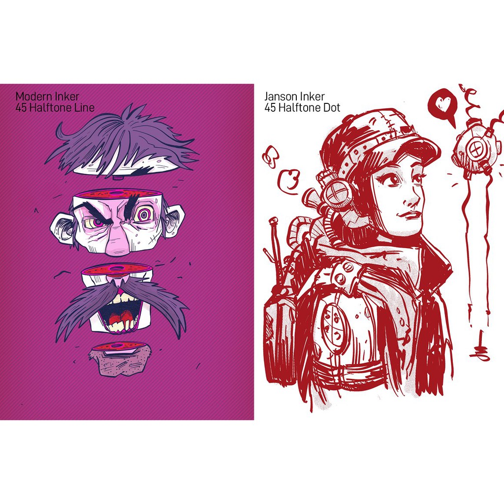 Jual Procreate Brush - Procreate Vintage Comic Ink Brushes | Shopee ...