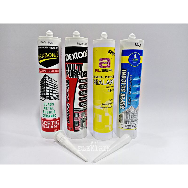 Jual Lem SEALANT ASAM DAN NETRAL /SILICONE SEALANT / LEM AKUARIUM / LEM ...