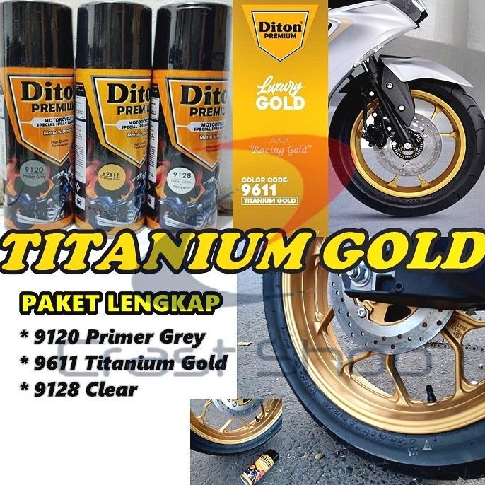 Jual Paket Lengkap Cat Pilox Diton Premium Titanium Gold Cc Shopee Indonesia