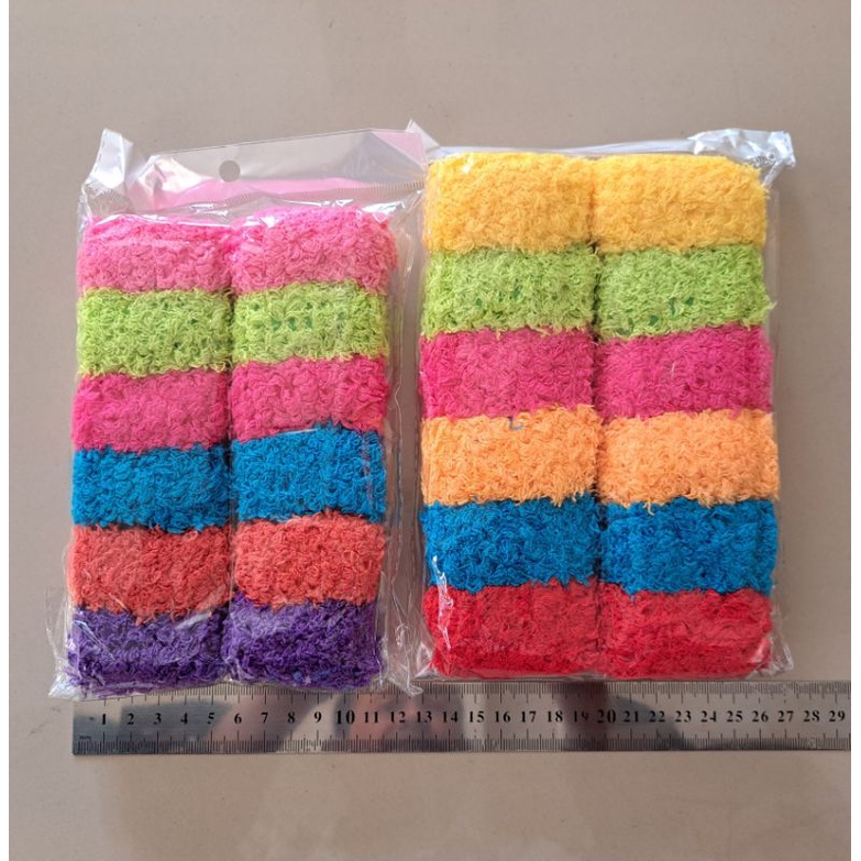 Jual Ikat Rambut Donat Handuk Serabut Lusinan 12pcs Yfa Grosir | Shopee ...
