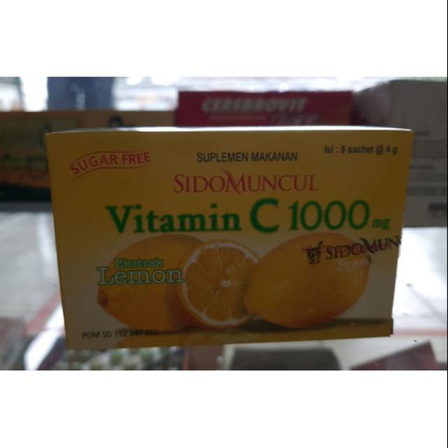 Jual Vitamin C 1000 1box isi 6 sachet murah | Shopee Indonesia