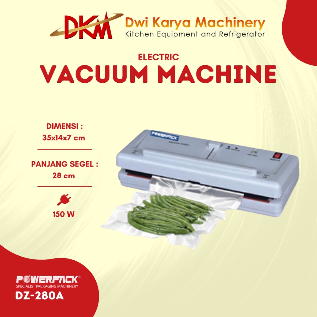 Jual Vacuum Sealer DZ-280A Powerpack | Shopee Indonesia